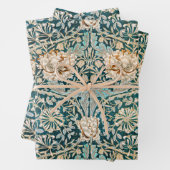 William Morris Antique Honeysuckle Floral Pattern Geschenkpapier Set (Beispiel)