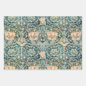William Morris Antique Honeysuckle Floral Pattern Geschenkpapier Set (Vorderseite)