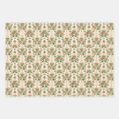 William Morris Antique Honeysuckle Floral Pattern Geschenkpapier Set (Vorderseite)