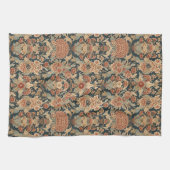 William Morris Antique Honeysuckle Floral Pattern Geschirrtuch (Horizontal)