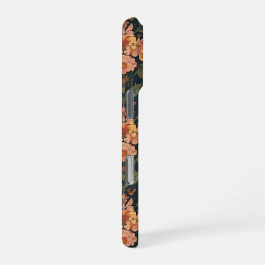 William Morris Antique Honeysuckle Floral Pattern iPhone Hülle (Rechte Seite)