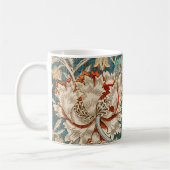 William Morris Antique Honeysuckle Floral Pattern Kaffeetasse (Links)