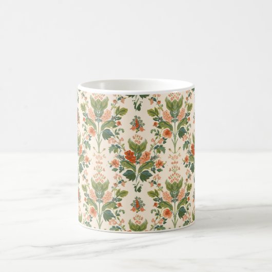 William Morris Antique Honeysuckle Floral Pattern Kaffeetasse (Mittel)