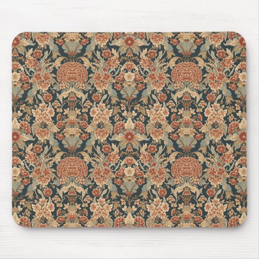 William Morris Antique Honeysuckle Floral Pattern Mousepad (Vorne)