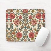 William Morris Antique Honeysuckle Floral Pattern Mousepad (Mit Mouse)
