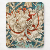 William Morris Antique Honeysuckle Floral Pattern Mousepad (Vorne)
