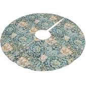William Morris Antique Honeysuckle Floral Pattern Polyester Weihnachtsbaumdecke (Schrägansicht)