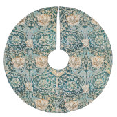 William Morris Antique Honeysuckle Floral Pattern Polyester Weihnachtsbaumdecke (Vorderseite)