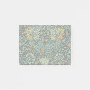 William Morris Antique Honeysuckle Floral Pattern Post-it Klebezettel