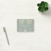 William Morris Antique Honeysuckle Floral Pattern Post-it Klebezettel (Büro)