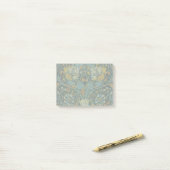 William Morris Antique Honeysuckle Floral Pattern Post-it Klebezettel (Auf Schreibtisch)