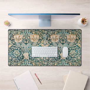 William Morris Antique Honeysuckle Floral Pattern Schreibtischunterlage
