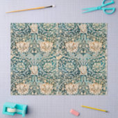 William Morris Antique Honeysuckle Floral Pattern Seidenpapier (Basteln)