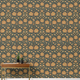 William Morris Antique Honeysuckle Floral Pattern Tapete