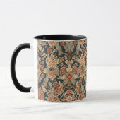 William Morris Antique Honeysuckle Floral Pattern Tasse (Links)