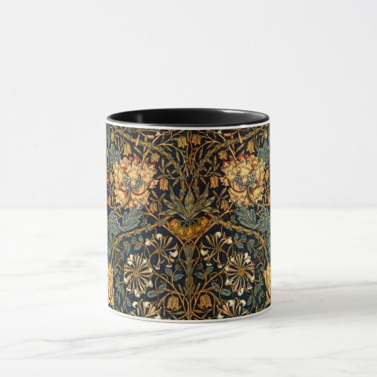 William Morris Antique Honeysuckle Floral Pattern Tasse (Zentrum)