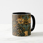 William Morris Antique Honeysuckle Floral Pattern Tasse (VorderseiteRechts)