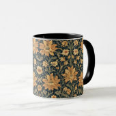 William Morris Antique Honeysuckle Floral Pattern Tasse (VorderseiteRechts)