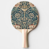 William Morris Antique Honeysuckle Floral Tischtennis Schläger (Vorderseite)