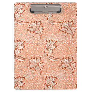 William Morris Apfel Vintage-Botanikmuster Klemmbrett