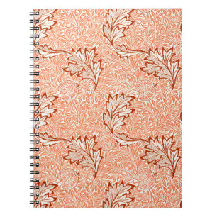 William Morris Apfel Vintage-Botanikmuster Notizblock