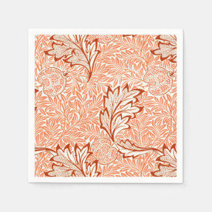 William Morris Apfel Vintage-Botanikmuster Serviette