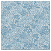 William Morris Apple Blue Pattern Stoff (Nahaufnahme)