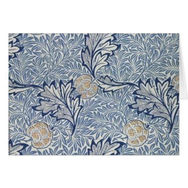 William Morris Apple Blume Floral Design (Vorderseite (Horizontal))