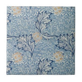William Morris Apple Blume Floral Design Fliese (Vorderseite)
