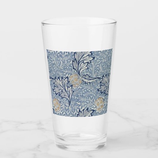 William Morris Apple Blume Floral Design Glas (Vorderseite)