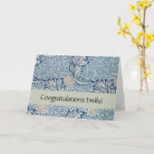 William Morris Apple Blume Floral Design Karte (Gelbe Blume)