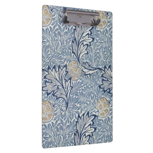 William Morris Apple Blume Floral Design Klemmbrett (Rechts)