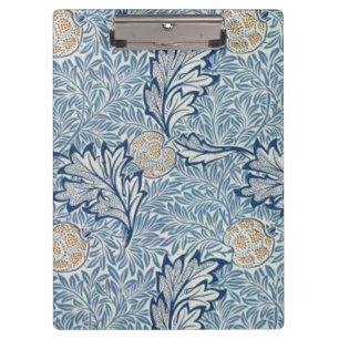 William Morris Apple Blume Floral Design Klemmbrett