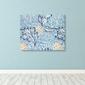 William Morris Apple Blume Floral Design Leinwanddruck (Insitu (Holzboden))