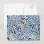 William Morris Apple Blume Floral Design Postkarte (Vorne/Hinten)