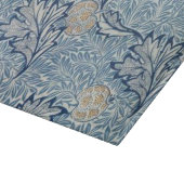 William Morris Apple Blume Floral Design Schneidebrett (Ecke)
