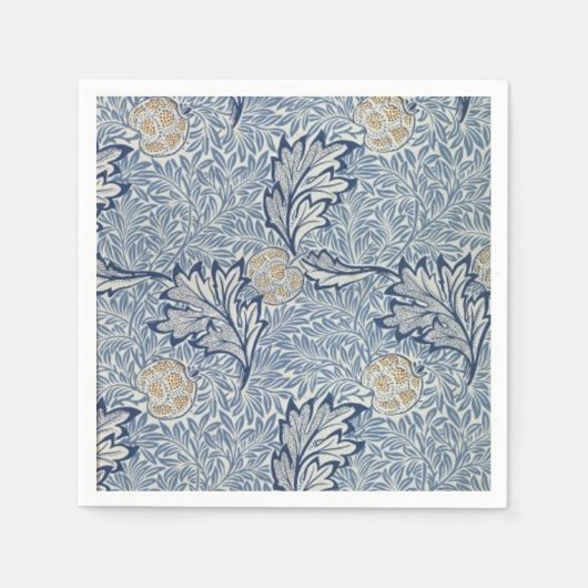 William Morris Apple Blume Floral Design Serviette (Vorderseite)