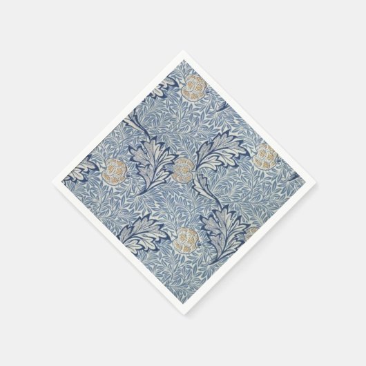William Morris Apple Blume Floral Design Serviette (Ecke)