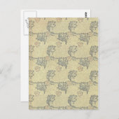 William Morris Apple Design Postkarte (Vorne/Hinten)