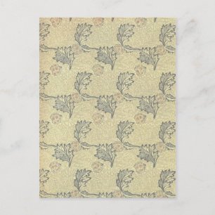 William Morris Apple Design Postkarte