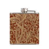 William Morris Arcadia Floral Garden Blume Flachmann (Rückseite)