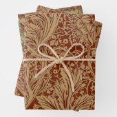 William Morris Arcadia Floral Garden Blume Geschenkpapier Set (Beispiel)