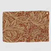 William Morris Arcadia Floral Garden Blume Golfhandtuch (Horizontal)