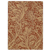 William Morris Arcadia Floral Garden Blume Klemmbrett (Rückseite)