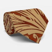 William Morris Arcadia Floral Garden Blume Krawatte (Gerollt)