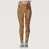 William Morris Arcadia Floral Garden Blume Leggings (Vorderseite)