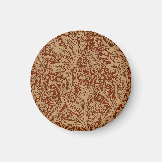 William Morris Arcadia Floral Garden Blume Magnet (Vorne)