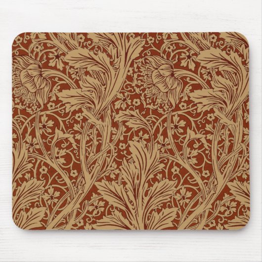 William Morris Arcadia Floral Garden Blume Mousepad (Vorne)