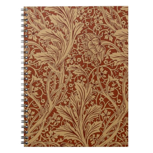 William Morris Arcadia Floral Garden Blume Notizblock (Vorderseite)