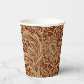 William Morris Arcadia Floral Garden Blume Pappbecher (Rechts)